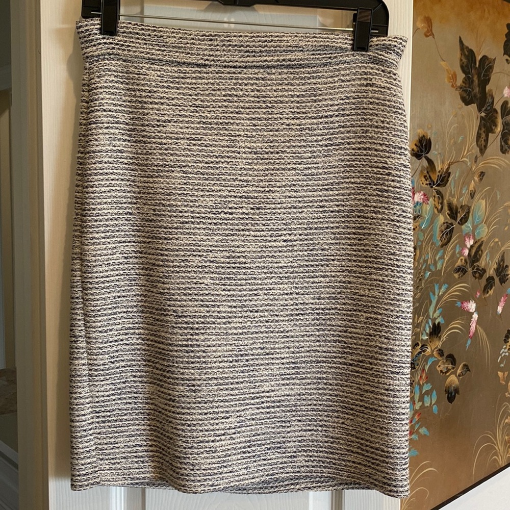 Black/White Banana pencil skirt